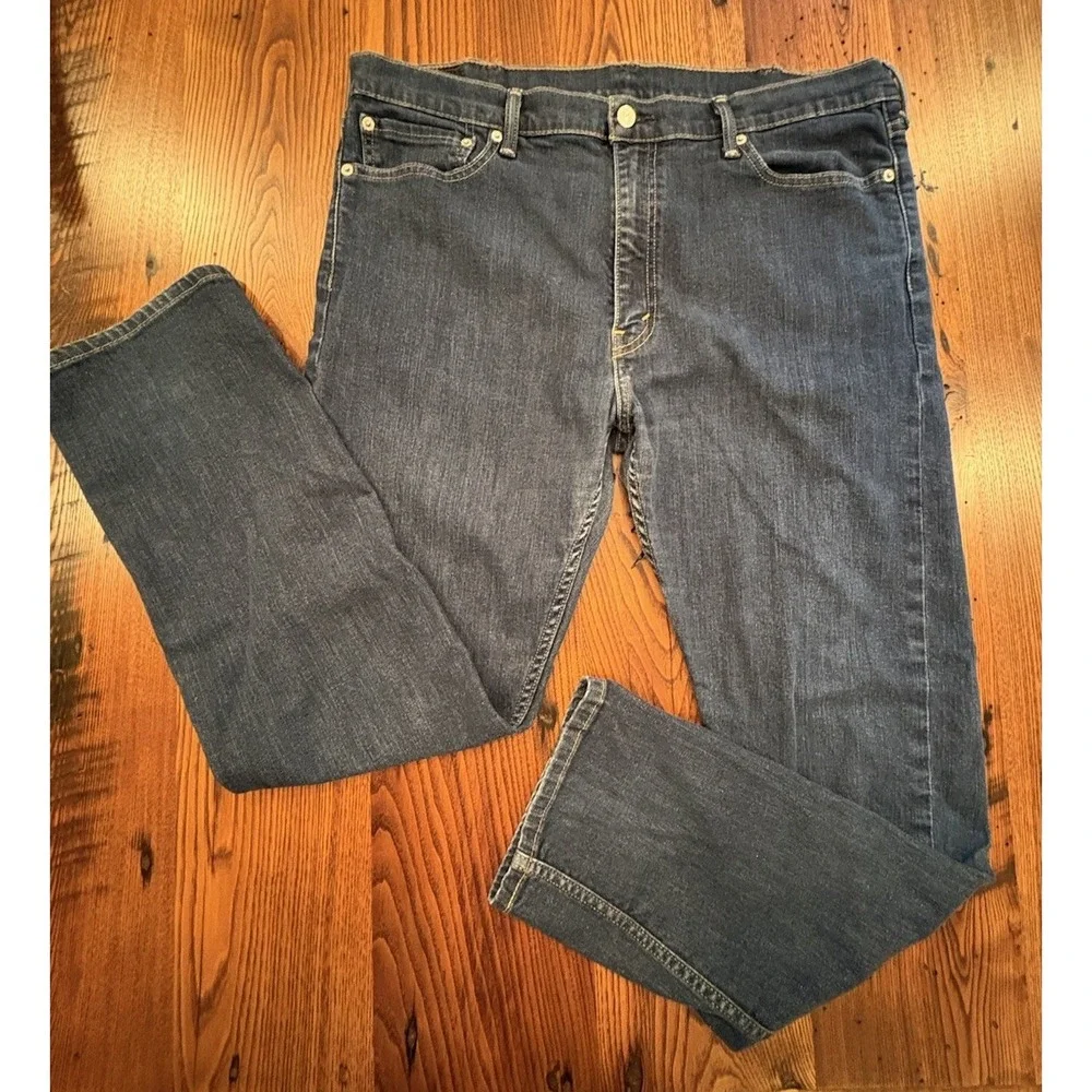 Levi's Men's 513  38x30 Original Straight Fit Jeans - Dark Wash